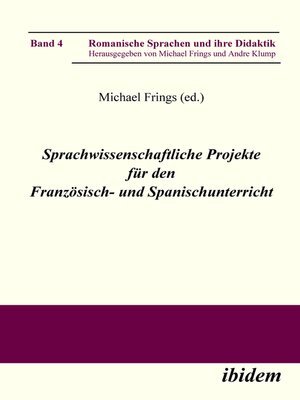 cover image of Sprachwissenschaftliche Projekte für den Französisch- und Spanischunterricht